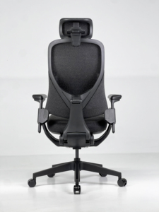 Chaise de bureau ergonomique avec <span class=keywords><strong>support</strong></span> dorsal dynamique, chaise de direction à dossier haut en maille, accoudoirs réglables en 3D et appui-tête 4D - Product Image 5