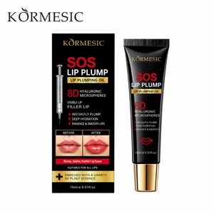 KORMESIC ผลิตภัณฑ์ส่วนตัวสำหรับขายส่ง น้ำมันบำรุงริมฝีปาก SOS ขนาด 15 มล. ผสมไฮยาลูรอนิค แอซิด คอมเพล็กซ์ ช่วยเพิ่มความชุ่มชื้น ลดเลือนริ้วรอยริมฝีปาก เซรั่มน้ำมันบำรุงริมฝีปาก - Product Image 3