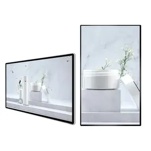 Wand montage Super Market Stretched Bar Ultra Wide Werbung LCD-Bildschirm Monitor mit WLAN verbunden