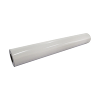 Vinilo Autoadhesivo Eco Solvente en Rollo, Película de PVC PP de 120 micras, Material Imprimible para Calcomanías de Vehículos, Gráficos de Pared, Publicidad
