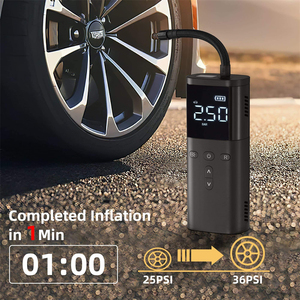 Compresseur d'air portable CE FCC Rohs avec arrêt automatique pour pneus de voiture, gonfleur de pneus de voiture, compresor de aire para carro, pompe à pneus - Product Image 5