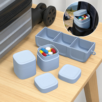 Plateau carré en silicone, porte-boissons, organisateur de poche, capacité de 6 à 10 L pour ranger les télécommandes, les collations, les téléphones portables, table pour accoudoir de canapé