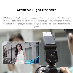 V480 C TTL กล้องแฟลช650เวลา hss 2.0หน้าจอสัมผัสอัจฉริยะ2.4G ระบบไร้สาย GODOX V480 C TTL Flash GODOX V480 C TTL - Product Image 4