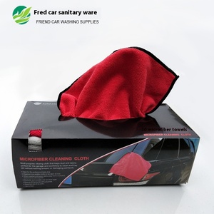 Chiffon de lavage de voiture en microfibre absorbante 1200 g/m², petite serviette <span class=keywords><strong>carrée</strong></span> épaisse, <span class=keywords><strong>nappe</strong></span> en boîte pour cuisine ou nettoyage de voiture - Product Image 4