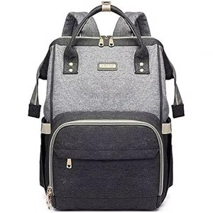 Mochila pañalera de muestra gratuita con puerto de carga USB, impermeable, para viajes, regalos para baby shower para bebé niño - Product Image 2