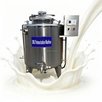 Machine de pasteurisation du lait de 50 litres, machine de pasteurisation du lait de 1000 litres, machine de pasteurisation pour le vin