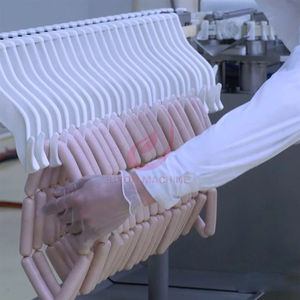 Tự động thương mại chân không định lượng Kink Xúc Xích điền vào máy xúc xích làm cho dây chuyền sản xuất Twister Xúc Xích nhồi - Product Image 3