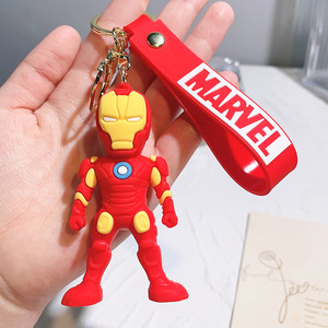 Porte-clés Super-héros 3D Mignon, Figurine Robot <span class=keywords><strong>Araignée</strong></span> Rouge et Bleue, Pendentif de Sac, Dessin Animé, Anime, Peluche, Cadeau d'Anniversaire pour Garçon - Product Image 3