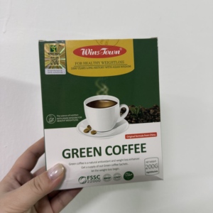 กาแฟเรอิชิสลิม กรีนคอฟฟี่ วินส์ทาวน์ สลิมมิ่ง สมุนไพรธรรมชาติ สารสกัดจากใบเซนน่า ออร์แกนิค ลดน้ำหนัก กาแฟสำเร็จรูปผสมเห็ดหลินจือ - Product Image 1