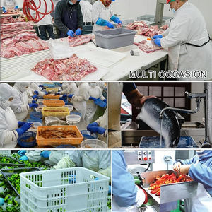 खाद्य प्रसंस्करण और सौंदर्य उद्योग के लिए वाटरप्रूफ टीपू एप्रोन निर्बाध और साफ करने में आसान - Product Image 6