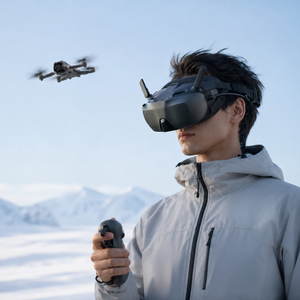 For DJI Goggles N3 Drone FPV Viewer with Video Transmission Search Focus for Racing Practice and <b>Camera</b> Monitoring Use - Product Image 1