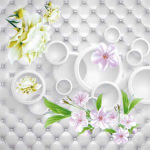 Plaques de plafond suspendu 2x2 imperméables et ignifuges - Panneaux PVC lavables pour salle de bain, sous-sol, réparation de fuites de plomberie, épaisseur 10 mm, style asiatique - Product Image 1