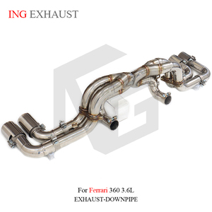 Tubo di Scarico Dritto in Acciaio Inox per Ferrari 360 3.6L di Alta Qualità, Prodotto da ING Factory - Product Image 3