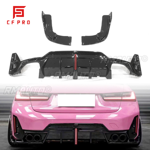 G20 G28 Car Rear Bumper Lip Diffuser Spoiler With LED Light for BMW 3 Series G20 2023+G28 Lci Car Accessories - Product Image 1