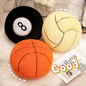 Coussin en peluche de basketball doux et moelleux pour les amateurs de sport, décoration de jour de match, confort pour la chambre - Product Image 2
