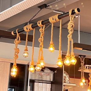 Lustres LED industriels rétro américains en fer, taille moyenne, pour restaurants, cafés internet, caisses enregistreuses, restaurants de fondue - Product Image 4