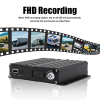 Système MDVR 4 canaux avec carte SD, GPS, 4G, CMSV6, surveillance à distance, boîte noire pour voiture, enregistrement vidéo pour bus et camions