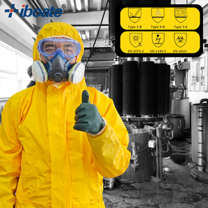 Iboate Fiable Preparación química de baja toxicidad Protección contra el polvo radiactivo <span class=keywords><strong>nuclear</strong></span> Overol Ropa DE SEGURIDAD <span class=keywords><strong>Traje</strong></span> - Product Image 3