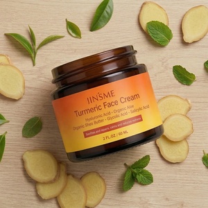 Crema de Cúrcuma de Marca Privada 60ml, Loción Facial Hidratante con Vitamina B5 y Niacinamida, Aclarante y Control de Grasa, OEM/ODM, Cuidado de la Piel - Product Image 3