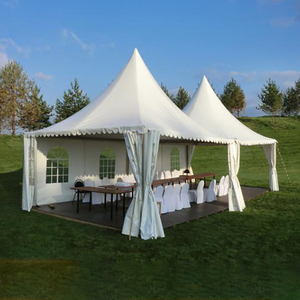 Wholesale OCPO Kitchen Big Outdoor Pagoda <b>Tent</b> <b>Canopy</b> Glass Wall Aluminium Frame Wind Resistant 10 Level Transparent PVC - Product Image 5