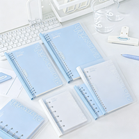 Carnet de notes A7 personnalisé à spirale, couverture rigide, 60 pages, feuilles mobiles, journal de voyage, coffret cadeau de livres de poche – Vente en gros