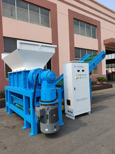 เครื่องบดแบบสองเพลา GL800 กำลังการผลิต 800 กก./ชม. สำหรับบดพลาสติก ฟอยล์ กล้วย และวัสดุอื่นๆ กำลังลดราคา - Product Image 4