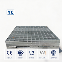 Grille en acier renforcé pour zones de manutention de conteneurs – Surface antidérapante et résistante, OEM