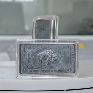 1 oz 999 Fijne Zuivere Lood Buffalo Bullion Badge Barren te Koop A121 - Product Image 2