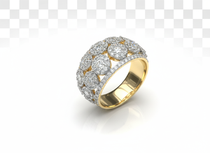 925 <b>Silver</b> Multi Gemstone Diamond <b>Ring</b> Blue Sapphire <b>Emerald</b> Style Luxury Designer <b>Ring</b> Wedding Jewelry Statement Band - Product Image 4