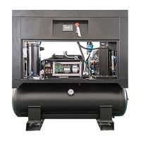 Máquina compressora de ar, 220v 380v 2.2kw 3hp 5.5kw 7hp 7.5kw 10hp 11kw 8bar 16bar parafuso industrial rotatório silencioso máquina do compressor de ar