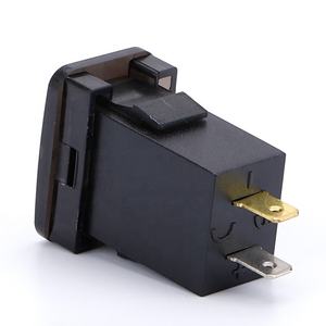 Кабель с разъемом типа C <span class=keywords><strong>USB</strong></span> порт зарядное устройство гнездо расширения 12V 24V DC 2.1A QC 3,0 Автомобильное зарядное устройство <span class=keywords><strong>USB</strong></span> розетка с Доставка производится в течение 5-30V Вольтметр Контактный Терминалы - Product Image 3