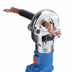 SME-300 Battery-Powered Hydraulic Crimping <b>Tool</b> - Straight Handle Cable Crimper SME-300 Battery Powered Cable Crimping - Product Image 4
