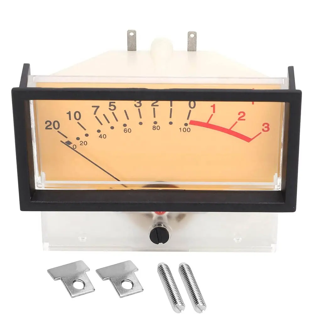 Audio Amp Panel VU Volume Unit Level Meter DB Meter Mixer Power Meter