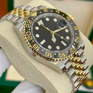 <span class=keywords><strong>Orologio</strong></span> Business con Quadrante Nero Bicolore in Acciaio Inossidabile 904L e Vetro Zaffiro di Qualità 5A - Product Image 6