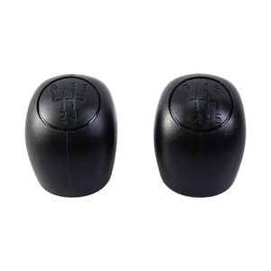 Car Gear <b>Shift</b> <b>Knob</b> Black Plastic 5 6 Speed Ergonomic For Fiat Vehicles - Product Image 5