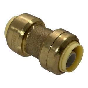 Зеленый клапан хорошего качества 1/2-дюймовый латунный кованый пресс Push Fit fining Быстрый прямой разъем Гарантия 1 год - Product Image 1