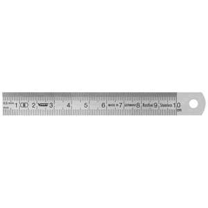 VOGEL - 1010020030D Regla doble cara de acero inoxidable 13x0,5mm-REGLAS FLEXIBLES EAN 4010873814020 - Product Image 2