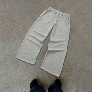 <span class=keywords><strong>Pantaloni</strong></span> da Tuta da <span class=keywords><strong>Uomo</strong></span> in Cotone 100% Pesante, Oversize, Personalizzabili, in <span class=keywords><strong>Felpa</strong></span> French Terry, Grigio, Stile Streetwear Casual con Logo del Produttore - Product Image 2