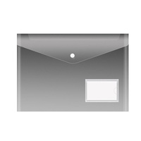 Carpeta Transparente Reforzada para Documentos A4, Cierre a Presión, Etiqueta, Gran Capacidad, Plástico PP, Bolsa de Almacenamiento de Archivos Impermeable para Oficina