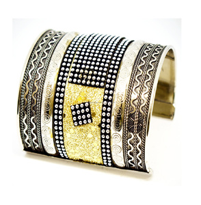 Bracelets en or étroits de 13 mm, argentés, 2025, cadeau de Noël du Wisconsin, bijoux en or rhodié, plaqué or moulé en relief - Product Image 5