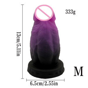 Dildo Negro Grueso de 3'' de Grosor, Dildo Anal Extra Ancho Realista de Silicona con Succión, Pene Flexible con Sensación Real para Mujeres, Lesbianas y Gays - Product Image 3