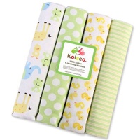 Selimut Bayi Softextile Grosir Murah Set 4 Buah Nyaman Bahan Flanel Katun Multipack Selimut Bayi
