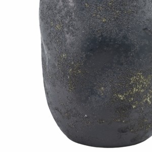 Vaso ovale moderno in terracotta testurizzata per soggiorno e decorazioni per la casa - Product Image 5