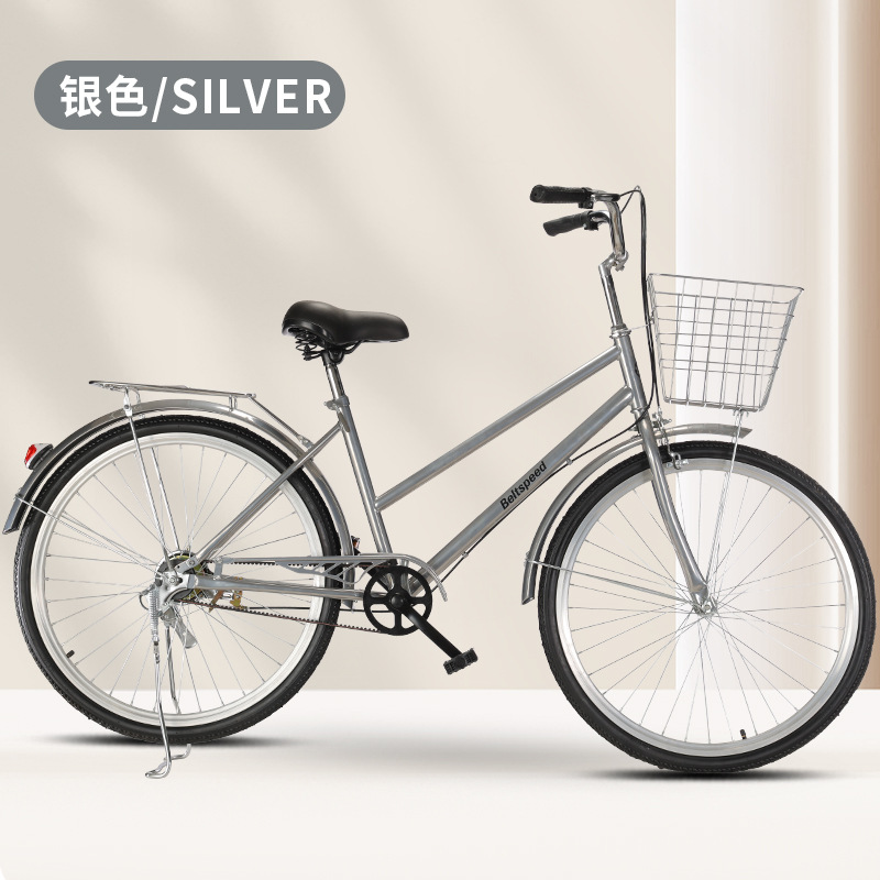 Blanc argenté [pneu gonflable/à montage élevé] roulement léger