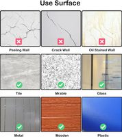 Muestra Gratuita de Puntos Adhesivos de Doble Cara, Adhesivo Removible Transparente, Cinta de Nano Puntos para Colgar en la Pared, Manualidades con Globos