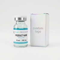 Boîte et étiquette personnalisées pour flacon de 3 ml VS-300, conception d'étiquette laser pour peptide, boîte en papier de 3 ml avec plateau pour flacon de 3 ml