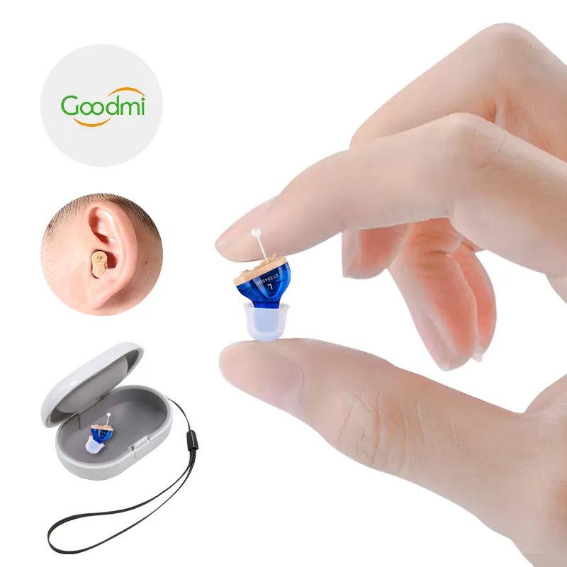 Newest product transparent shell ear amplifier mini hearing aid