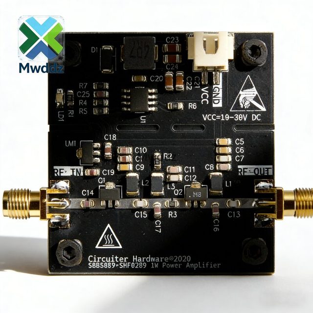 SBB5089+SHF0289 0.1 GHz -1.3GHz 1W Maximum Gain 25DB Microwave Power Amplifier RF Power Amplifier