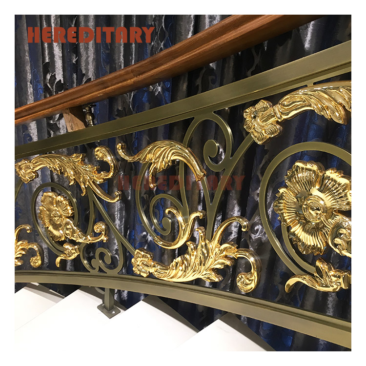 Maniglione in Ottone Antico per Villa Loft capacità di Carico di 200 kg 0,25m-6m Size : 0.25m//0.82ft Anziani Balaustra Antiscivolo Disabilitata 1 Part ERLAN Corrimano Corrimano Scala Dorata