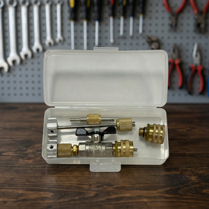 Válvula de Cobre Premium R134a Modelo 50303S para Herramientas HVAC, 1 Año de Garantía, Incluye Instalador de Válvulas STD JRA y Extractor de Acopladores Rápidos - Product Image 3